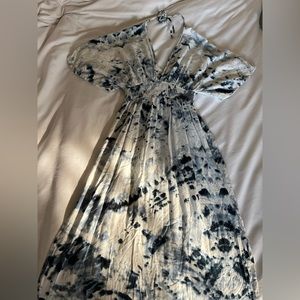 Tie die Maxi Dress